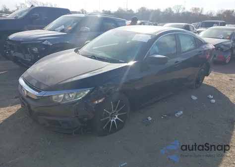 2017 Honda Civic Lx from USA, damaged, VIN 19XFC2F6XHE038489